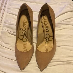 Sam Edelman Women's Brown Suede Heels